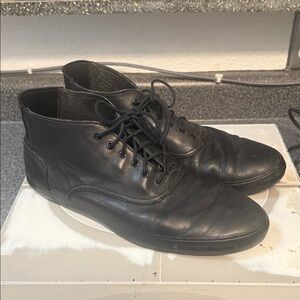 Camper Black Leather Men's Shoes